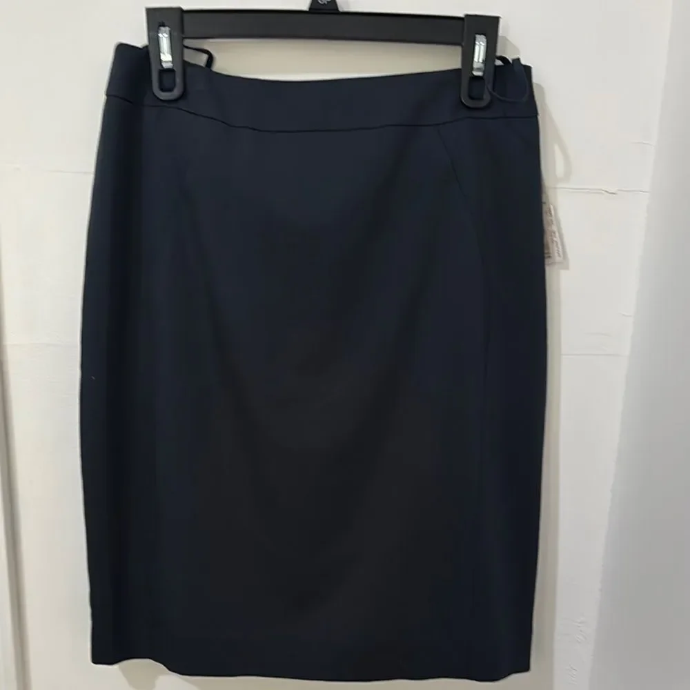 ANTONIO MELANI Elegant Black Pencil Skirt .Size 8 NWT